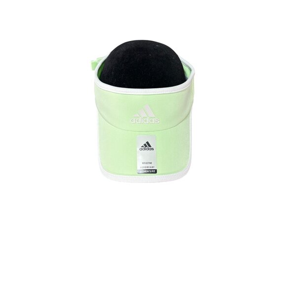 Adidas Aeroready Mens Superlite 2 Visor In Green Spark With Adjustable Strap - Picture 2 of 5